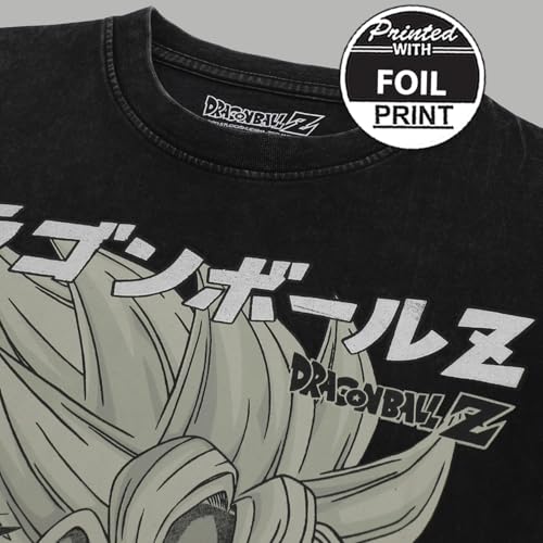 Image of Free Authority Official Dragon Ball Z: Son Goku Anime Graphic Print Pure Cotton Regular Fit Tshirt for Men