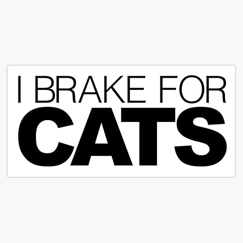 Miniatura 1 de Leyland Designs calcomanía de vinilo calcomanía de calcomanía de vinilo para gatos, calcomanía para ventanas, parachoques, portátiles o manualidades