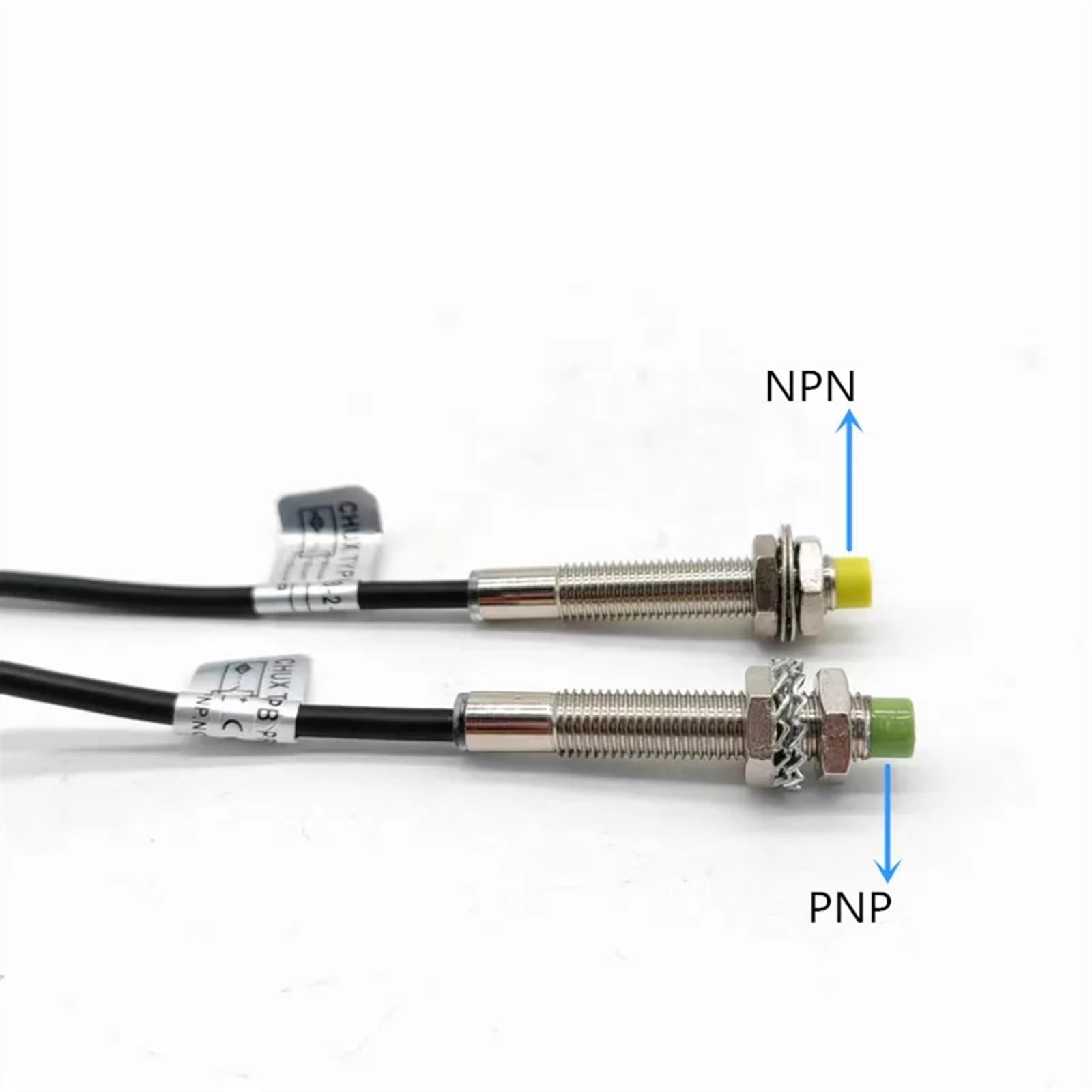 Interruttore sensore di prossimità induttivo PNP NPN M8 2mm Distanza 5V 24VDC IM8-2-DPA/DPB Sensore Movimento Automatico a Cilindro(PNP,NO-5V)