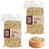 Giresun Chopped Hazelnuts, 100% Natural & Delicious, Organic, Additive-Free, Authentic Turkish Product, Geographical Indication Registered, (GİRESUN KIYILMIŞ FINDIĞI), 250g / 0.55 lb - PACK OF 2