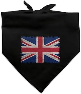 Rustic Distressed United Kingdom British Flag Dog Pet Bandana