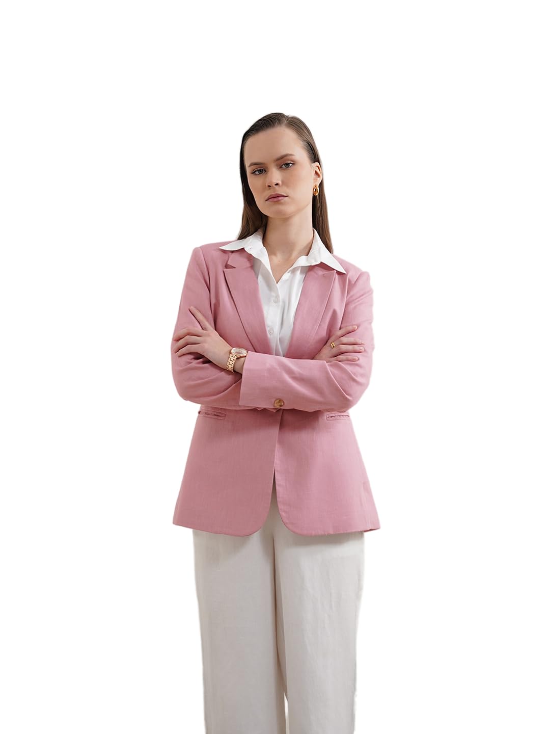 fablestreet Solid Blazer-picture-4