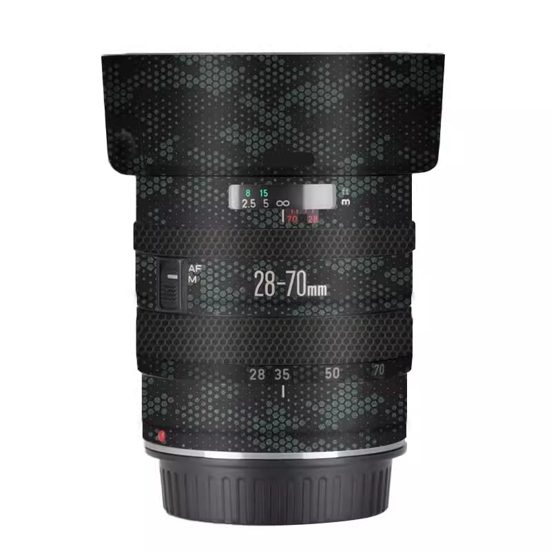 Bouchon Canon EF 28-70 mm F3.5-4.5 II autocollant anti-rayures vert mamba pour appareil photo