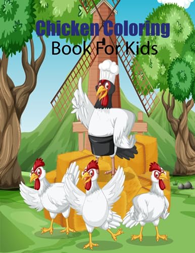 Chicken Coloring Books For Kids Ages 4-8: Adorable, Simple And Easy Illustrations Ready To Color, Funny Chicken And Rooster Coloring And Activity Book ... Best Gift For Chicken And Rooster Lovers image 2