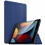 For Apple iPad 10.2 inch 9th/ 8th/ 7th Generation, Smart Magnetic Stand Case, Leather Cover with Magnetic Closure, Anti-Scratch and Lightweight Case (2021/2020/2019) (Blue)