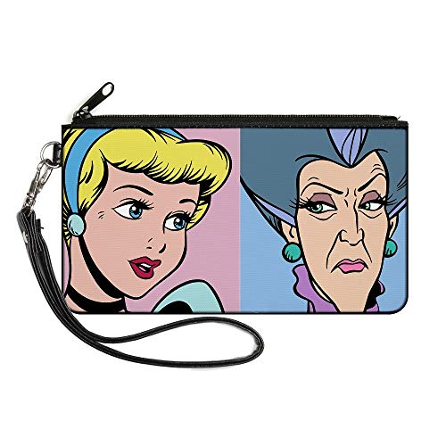 Buckle-Down Women's Standard Zip Wallet Cinderella Small, 6.5