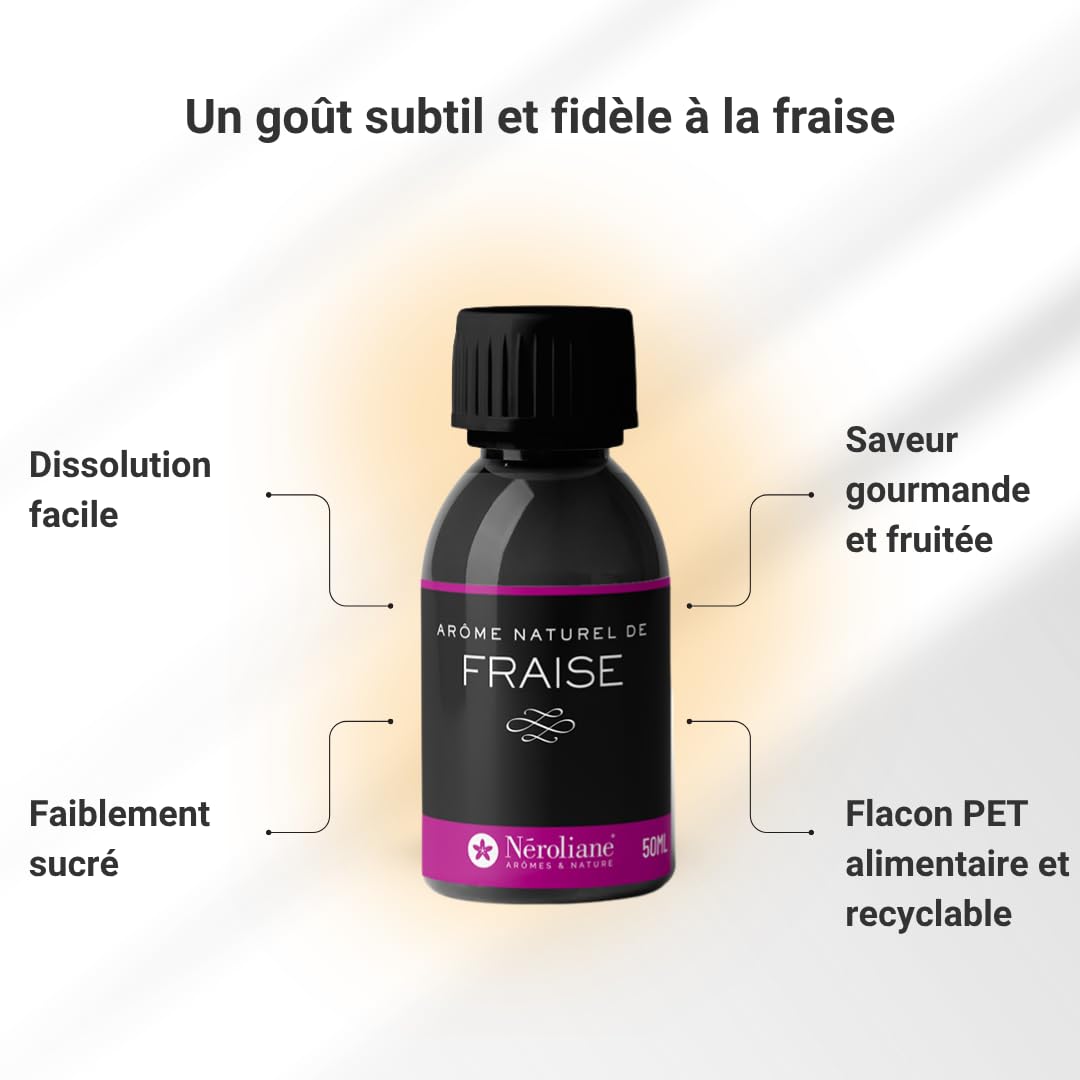 Aroma alimentare naturale alla fragola, 1000 ml