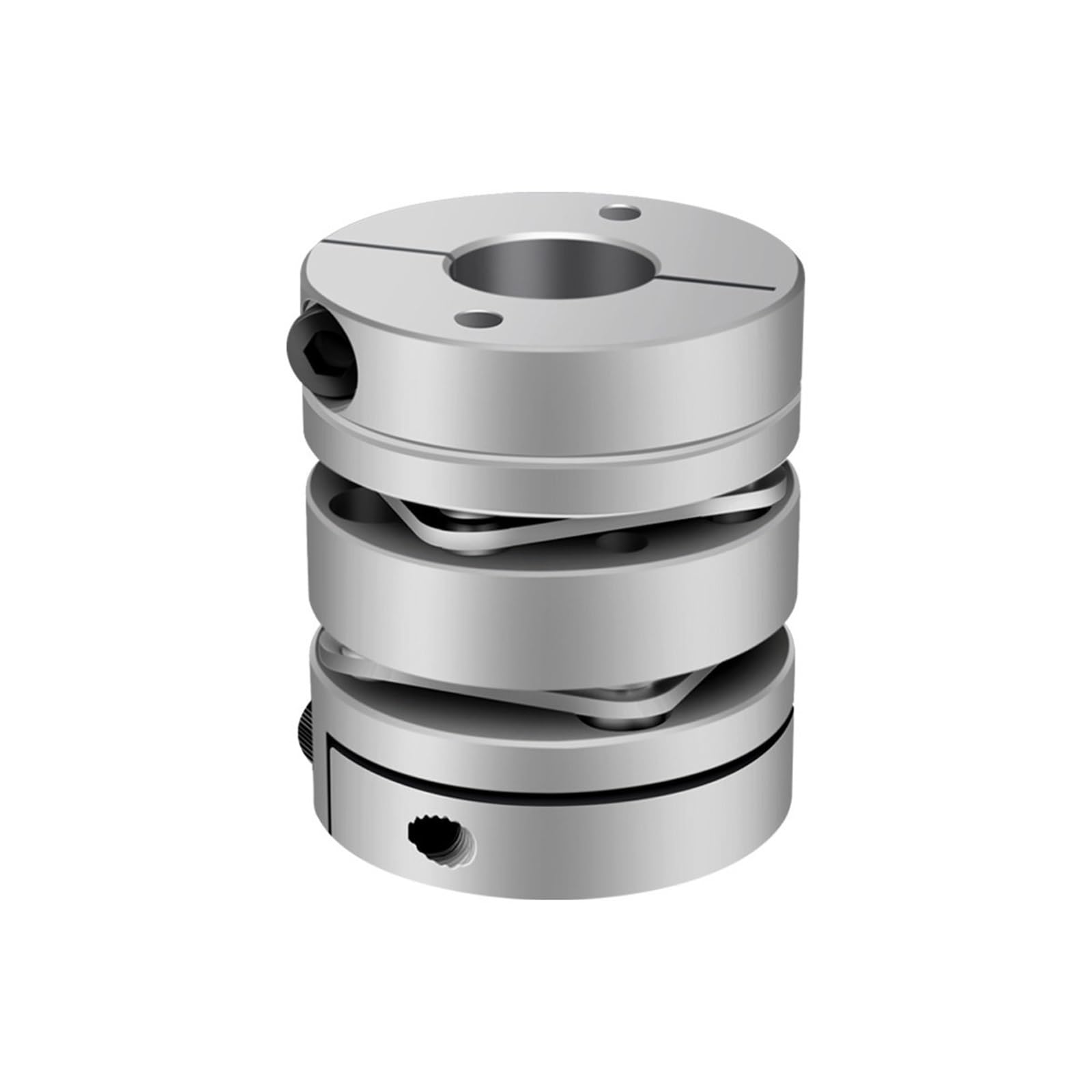 1 pz. Lega di alluminio D20L26 Giunto a doppio diaframma Connettore elastico D20mm L26mm Vite a sfere Servomotore passo-passo Encoder Computer(4x4)