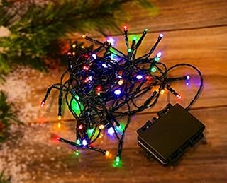 Best Artificial 30 Bright White LED Outdoor Battery 8 Multi-Function String Lights 3M Length Waterproof with Timer Party Christmas Fairy