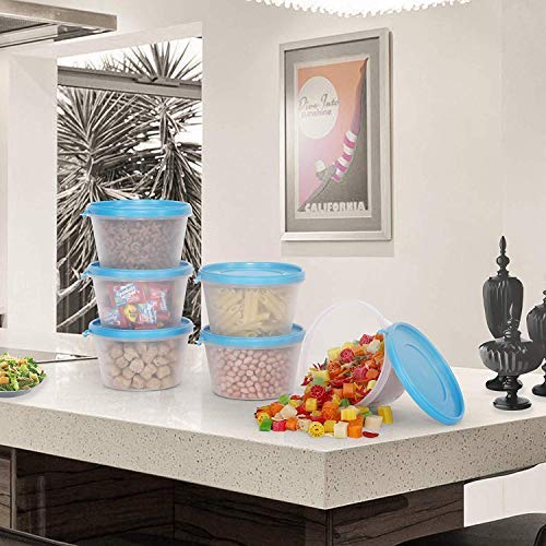 Image of Cutting EDGE Nesterware 750ml Stackable Food Container (Set of 6, Blue)