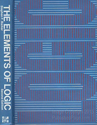 The elements of logic 0070037183 Book Cover
