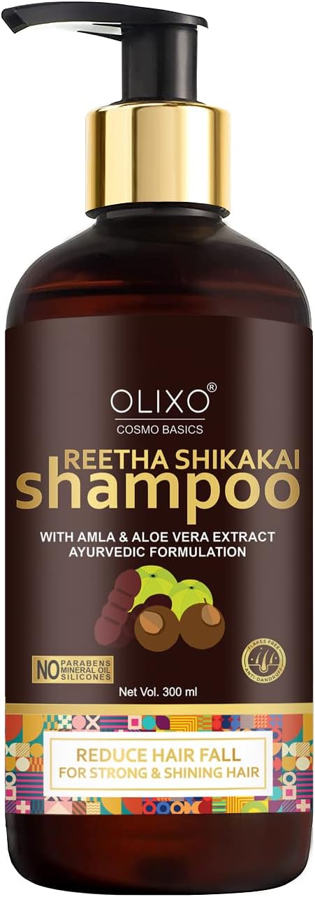 Reetha Shikakai Shampoo with amla & aloe vera extract- 300 ml