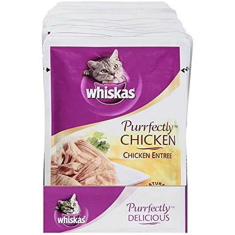 WHISKAS PURRFECTLY Chicken Wet Cat Food - 24 Pack Cover