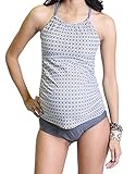 Product Image of the Oceanlily Halter Maternity Swimwear Top-Pregnancy Swimsuits-Bathing...