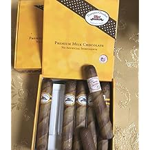 Christmas Chocolate Cigars in a Fancy Cigar - Box of 12 Royale Holidays Cigars