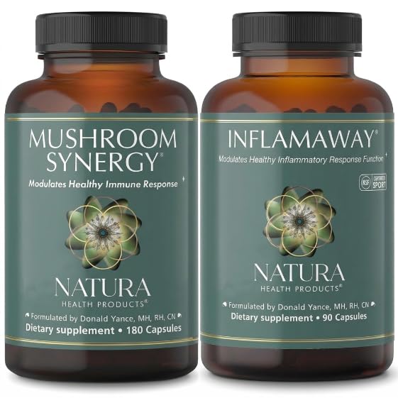 Natura Health Products Turkey Tail Reishi Chaga + Boswellia Bromelain