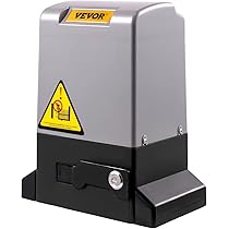 VEVOR Apricancello Automatico Scorrevole 3400lbs, Motore Apricancello con 2 Telecomandi, Cancello Avvolgibile per Vialetto, Distanza del Telecomando 70m, Apricancello per Cancello Scorrevole