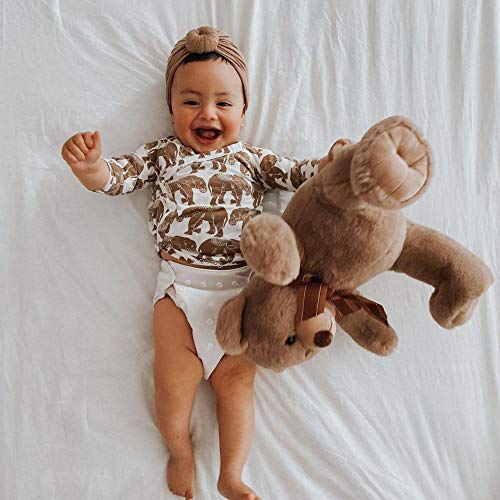Winter White 4-Pack Cloth Pocket Diapers With 4 Bamboo Inserts #TOP5