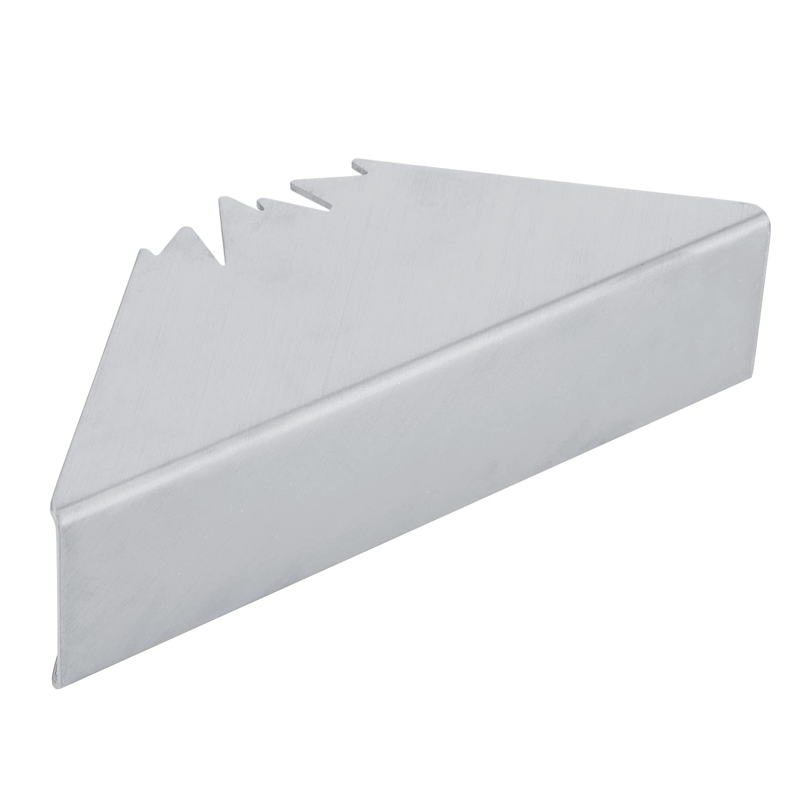 Wakects Portatovaglioli Triangolare Portatovaglioli in Acciaio Inossidabile 16,9 X 6,5 X 4,5 Cm Organizzatore Verticale per Fazzoletti per Tavolo da Pranzo Ristorante Hotel Caffetteria (SILVER)