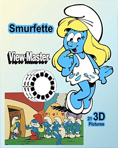 Smurfette - Classic ViewMaster - 3 Reels 3D