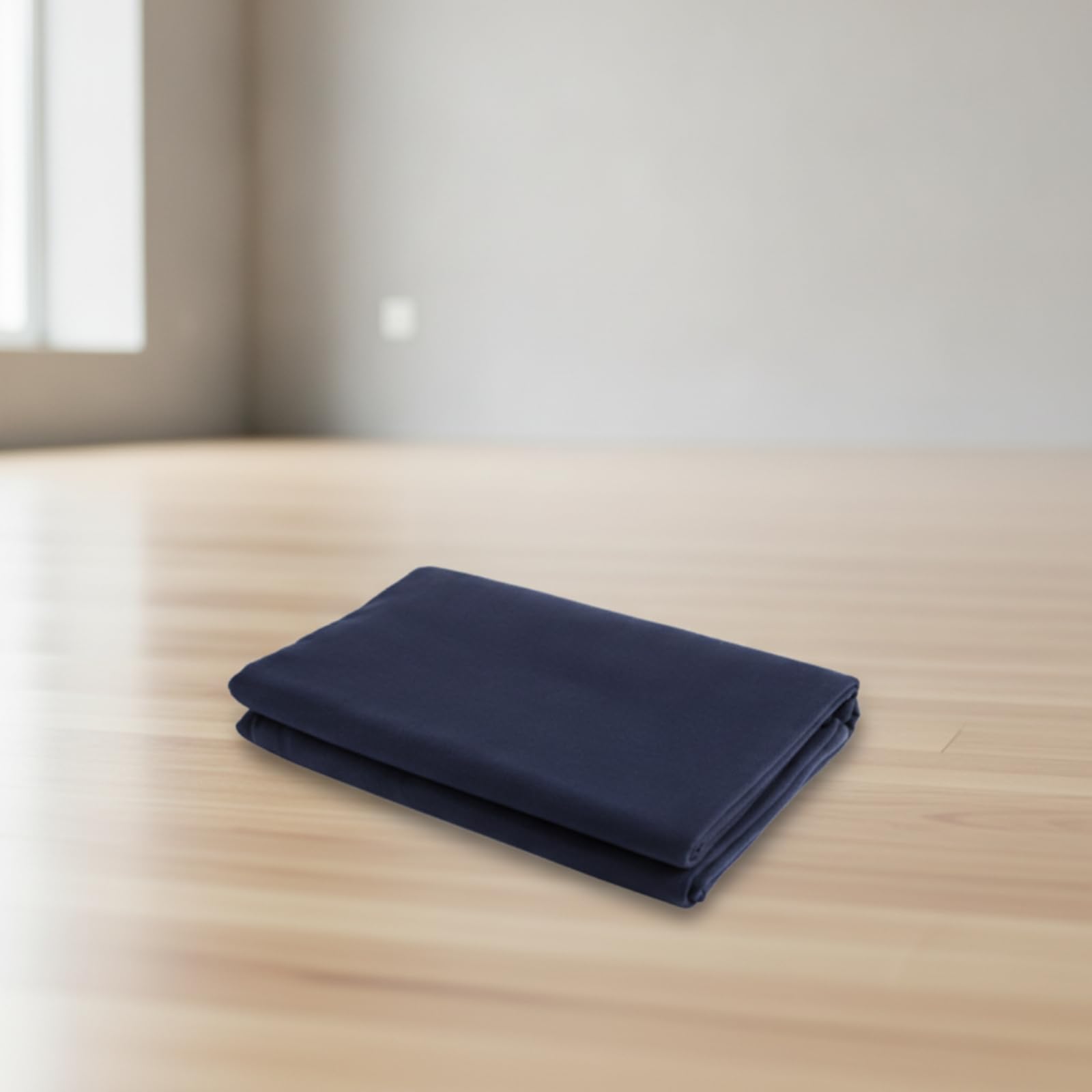 Manta de Meditación de Estiramiento de Apoyo Restaurativa de Tejido Tipo Lana con Sensación Suave y Soporte Adecuada para de Meditación Prolongada Relajación en Sala de, Rojo Vino