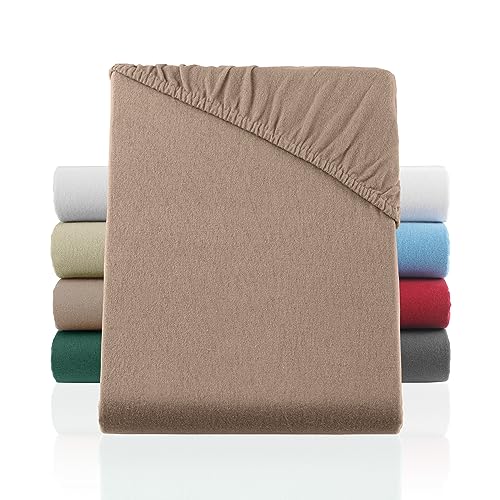 BaSaTex Flausch Feinbiber Winter Spannbettlaken Biber Spannbetttuch |...