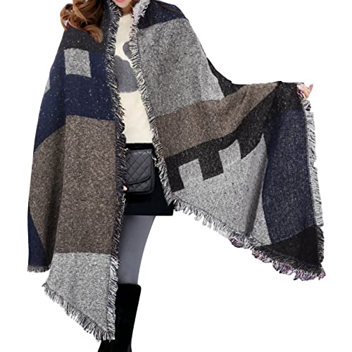 Pashmina Artistiche Ispirate A Van Gogh E Monet: Scialle Largo In Morbido Tessuto, Accessorio Moda Donna Elegante E Caldo - 2