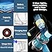 Atomizer Sprayer，Rechargeable ULV Nano Sprayer with Blue Light,Electrostatic ULV Atomizer Sprayer，Electrostatic Portable Sprayer