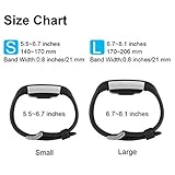 Vancle [6-Pack] Compatible for Fitbit Charge 2 Strap, Adjustable Replacement Strap with Aluminum Alloy Buckle for Fitbit Charge 2 (C, Small) - Image 7