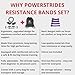 PowerStrides Resistance Bands Set for Men & Women - Best Choice for Full-Body Training, Pull up Exercise and All Kinds of Working Out. Premium Quality with Handles. Ideal for Strength and Mobility.