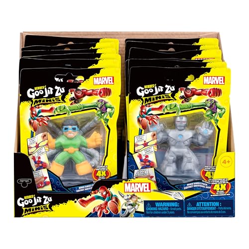 Heroes of Goo Jit Zu Marvel Minis Season 6 Figures - Figuras de acción para niños 4+.