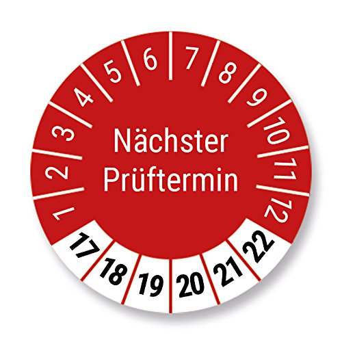 1000x Prüfplaketten 30mm – Nächster Prüftermin 2025-2030, Gelbe Mehrjahresetiketten Für Wartung & Inspektion Jahresprüfplakette 2025-2030 1000x Prüfplaketten 30mm – Nächster Prüftermin 2025-2030, Gelbe Mehrjahresetiketten Für Wartung & Inspektion Jahresprüfplakette 2025-2030