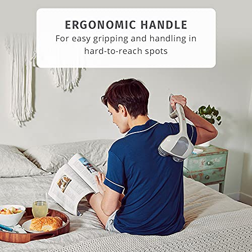 Homedics Percussion Action Massager With Heat | Adjustable Intensity , Dual Pivoting Heads | 2 Sets Interchangeable Nodes , Heated Muscle Kneading For Back , Shoulders , Feet , Legs , & Neck #TOP6