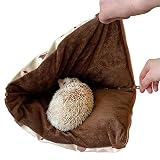 Friendly Zipper Waterproof Portable Sleeping Bag Pouch Hideout Cave Habitat for Hedgehog, Baby Guine