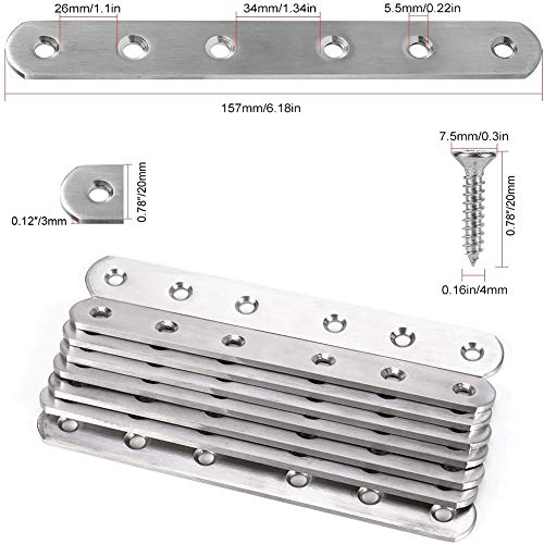Piastre di Giunzione per Riparazione,8 Pezzi