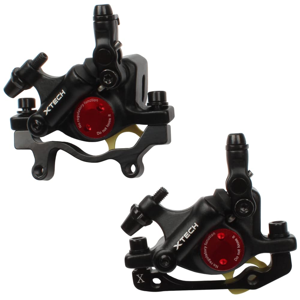 Lixada Freno a Disco Idraulico per Bici Pinze Anteriori/Posteriori Pieghevole Adatto a Rotore Bici da 160mm per Bicicletta da MTB Accessorio Bici
