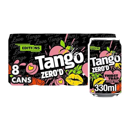 Tango Zerod Thirst Trap - Peach & Pineapple | 330ml | Can| 8 Pack