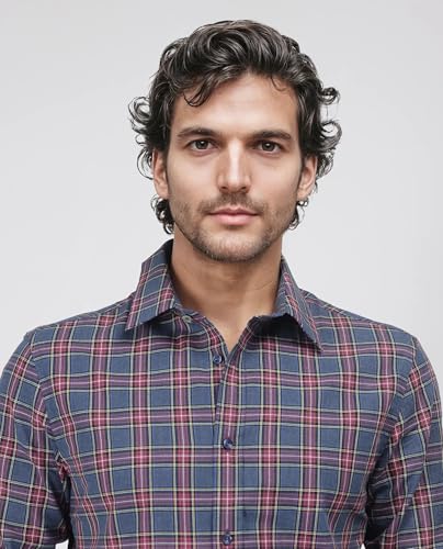 Image of Rare Rabbit Regular fit Checked Shirt