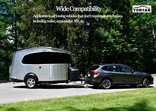 Yonhan 4 Pin To 7 Pin Adapter Trailer Light Adapter 4-Way Flat Truck To 7-Way Blade Reverse Plug Connector With Mounting Bracket For Towing Solutions #TOP5