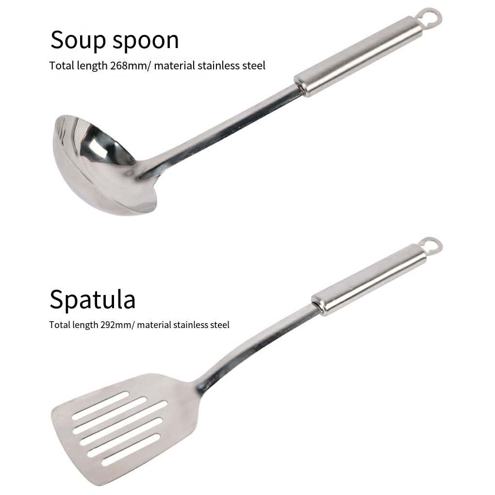 Set da 8 Pezzi Borsa portaoggetti per pentole e Utensili da tavola con Tracolla Picnic all'aperto per Borse da Viaggio da Escursionismo da Cucina, Verde/8 Pezzi/Set