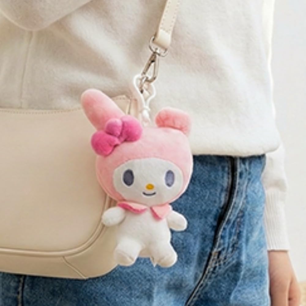 Mirada Sanrio My Melody Hanging Plush Toy | Cute Soft Stuffed Character Doll, Licensed Collectible Gift & Bag Charm for Kids & Girls – 12cm-picture-31