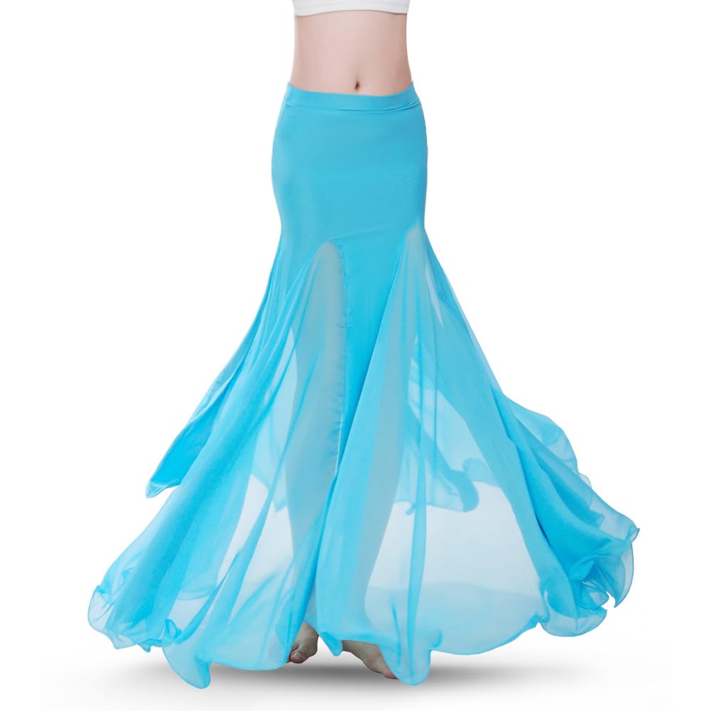 ROYAL SMEELA Falda Baile del Vientre Mujer Faldas Danza del Vientre Mujer Traje Bailarina del Vientre Adulto Faldas de Danza Oriental Disfraz de Baile del Vientre Falda Danza Vientre para Mujeres