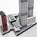 CubiMythx Architecture World Trade Center Building Blocks, Collectible New York City Skyline Model to Build and Display, Home Office Decor, Great NYC Gift & Souvenir Ideas (982 PCS), 1:2000, Ages 12+
