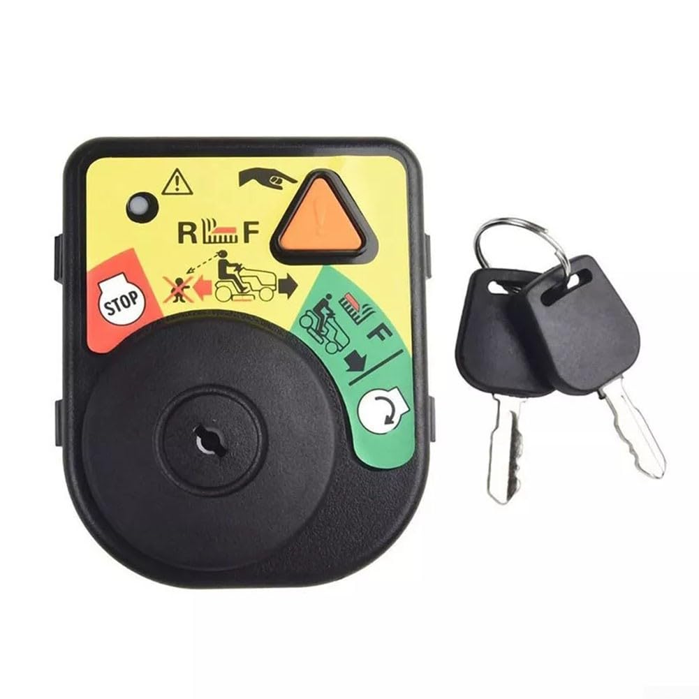 Módulo de interruptor de encendido para cortacésped, relé solenoide de arranque 725-06153A compatible con Cadet para XT1 para XT2 y para tractores CRAFTSMAN, juego de 2 piezas