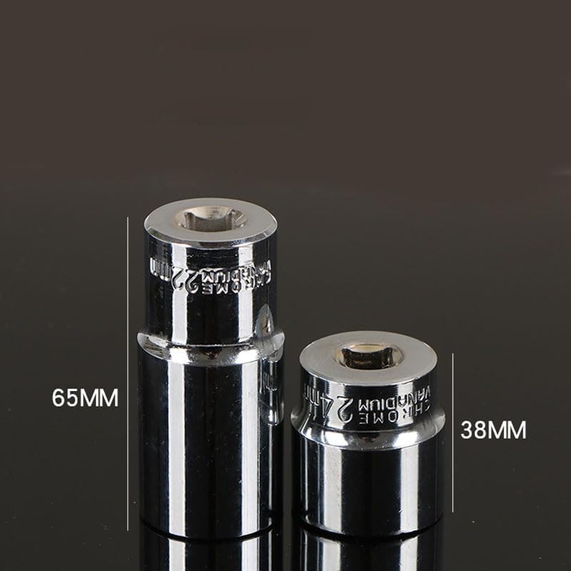 1 個 3/8 "ドライブ六角キーソケットレンチメトリック 6 点ソケットセットラチェットレンチ自動車修理ハンドツールナット