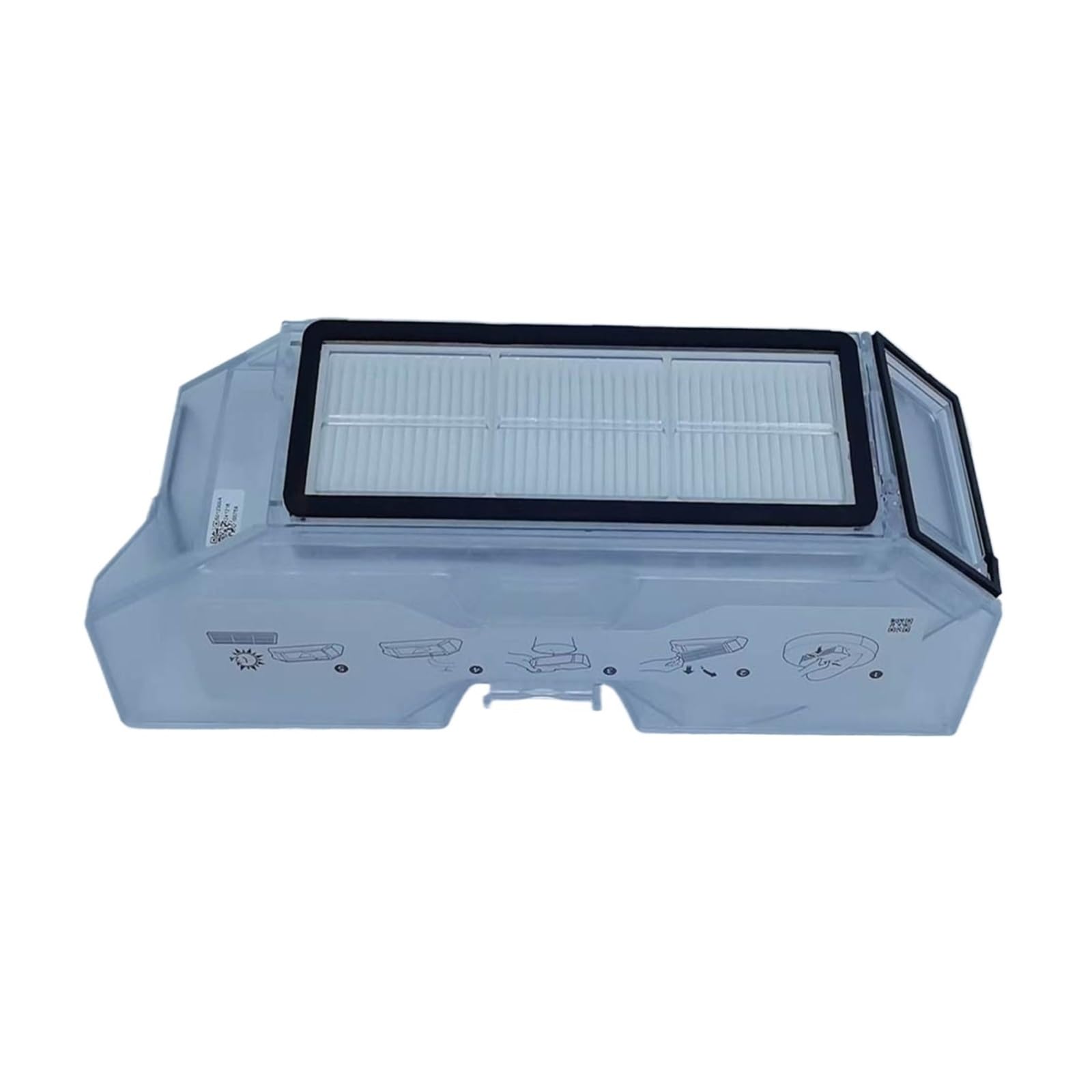 LMRXOFE Vacuum Cleaner Dust Box,Compatible For Roborock,QRevo S Q Revo Pro/MaxV Robot Vacuum Dust Bin Replacement