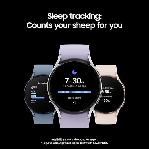 Miniatura 4 de SAMSUNG Galaxy Watch 5 44mm LTE Smartwatch con seguimiento del cuerpo, salud, fitness y sueño, batería mejorada, cristal de zafiro, seguimiento GPS