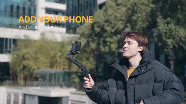 PGYTECH MANTISPOD 2.0 Trípode Flexible Mini – Para Cámaras, Acción Y Móvil, Con Rotación 360° Y 6 Modos (Negro)