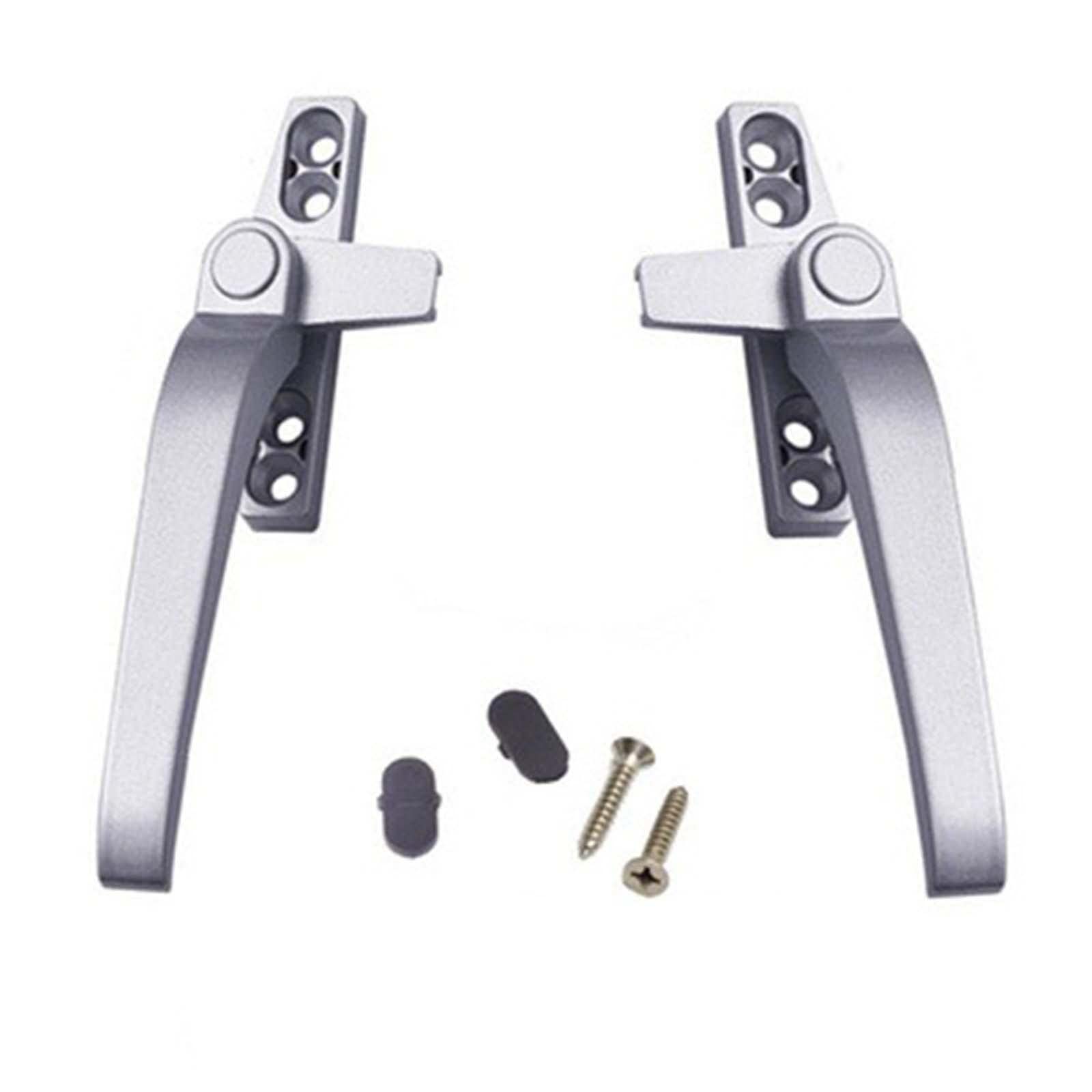 DHetyE Window handle, Window Handles, Hand Aluminum Door Handle Hardware, Casement(Left)