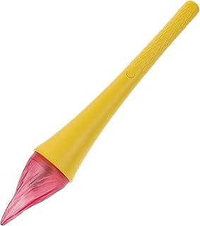 DIKACA juguetes de antorcha brillante interior juguete de fogata cámping Juguete de iluminación varita luminosa accesorio de juguete Juguetes intermitentes abdominales Amarillo